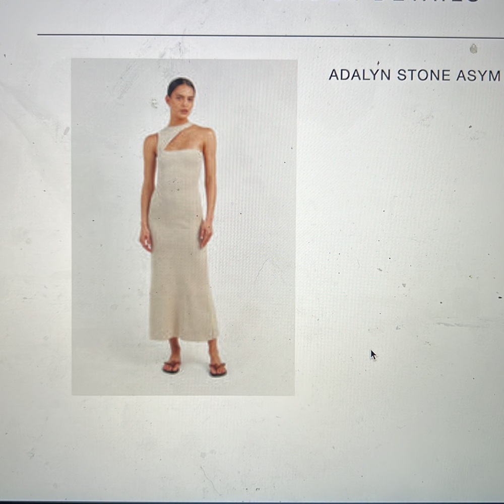 Adalyn stone asym dress